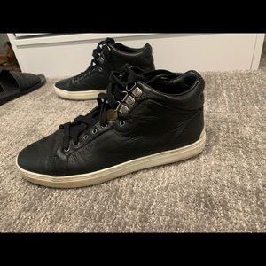 Rag and Bone Black Leather Sneakers size 9